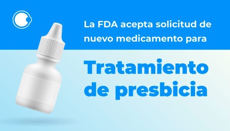 La FDA acepta un nuevo medicamento como tratamiento para reducir la presbicia.